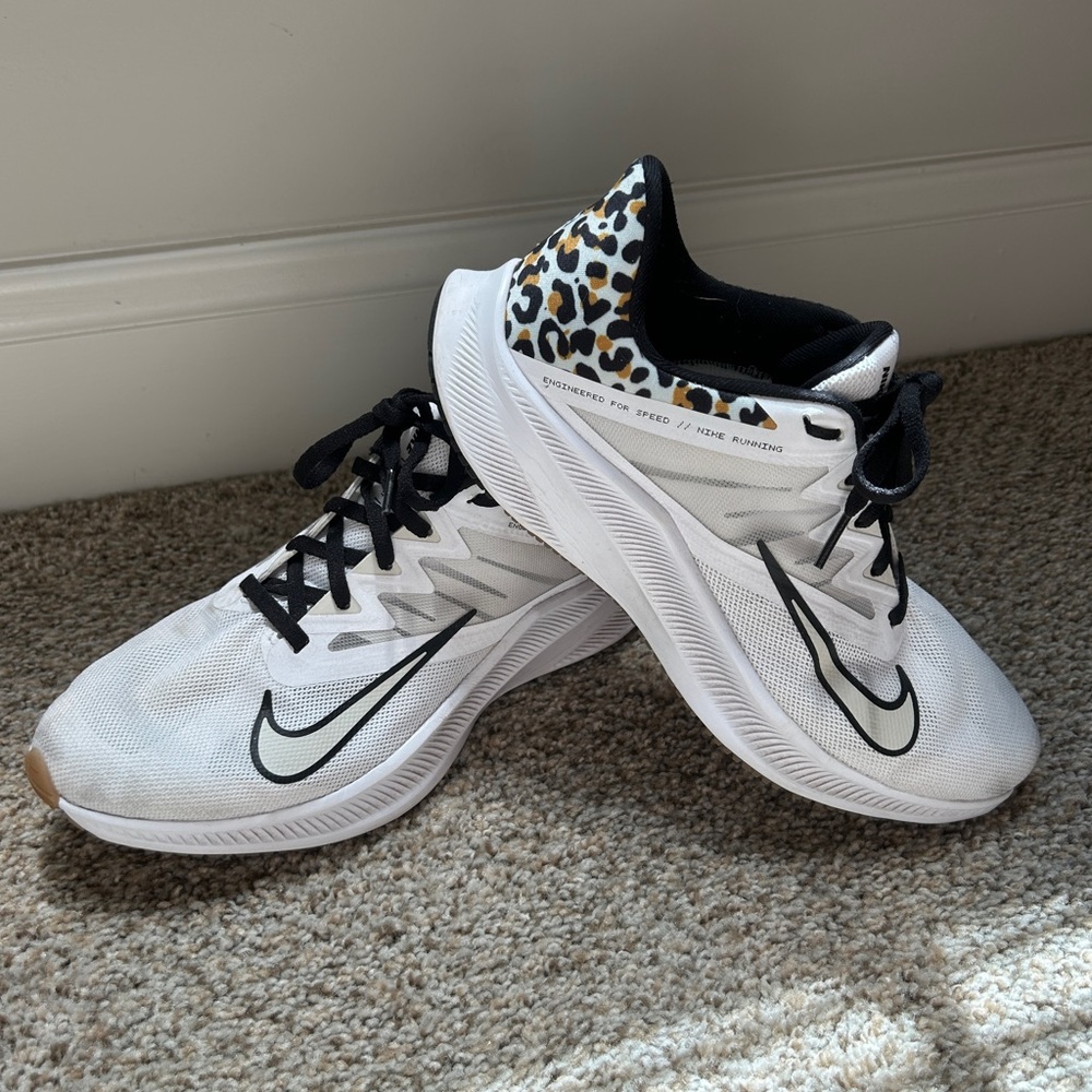 Women's Nike Quest 3 Leopard Print Running Shoes